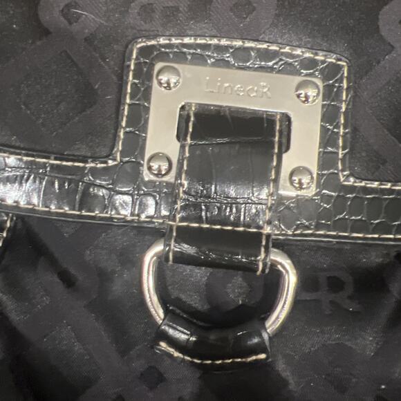NWT Linear Handbag, Purse, Black Vintage medium - Picture 9 of 12